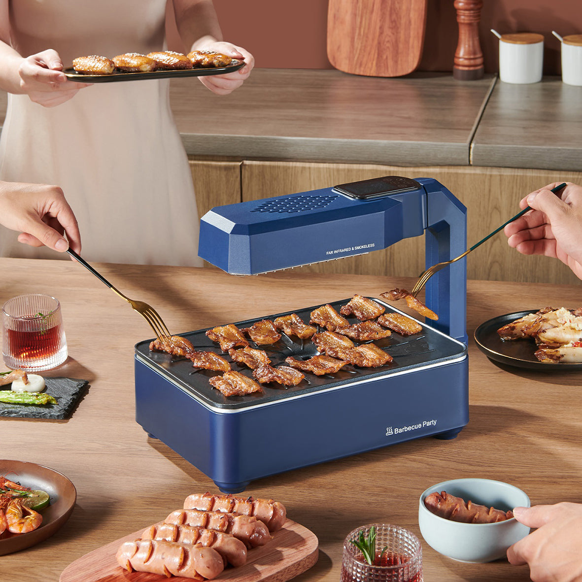 LY-008 Infrarotgrill | Rauchfrei. Schnell. Für Dein Zuhause.