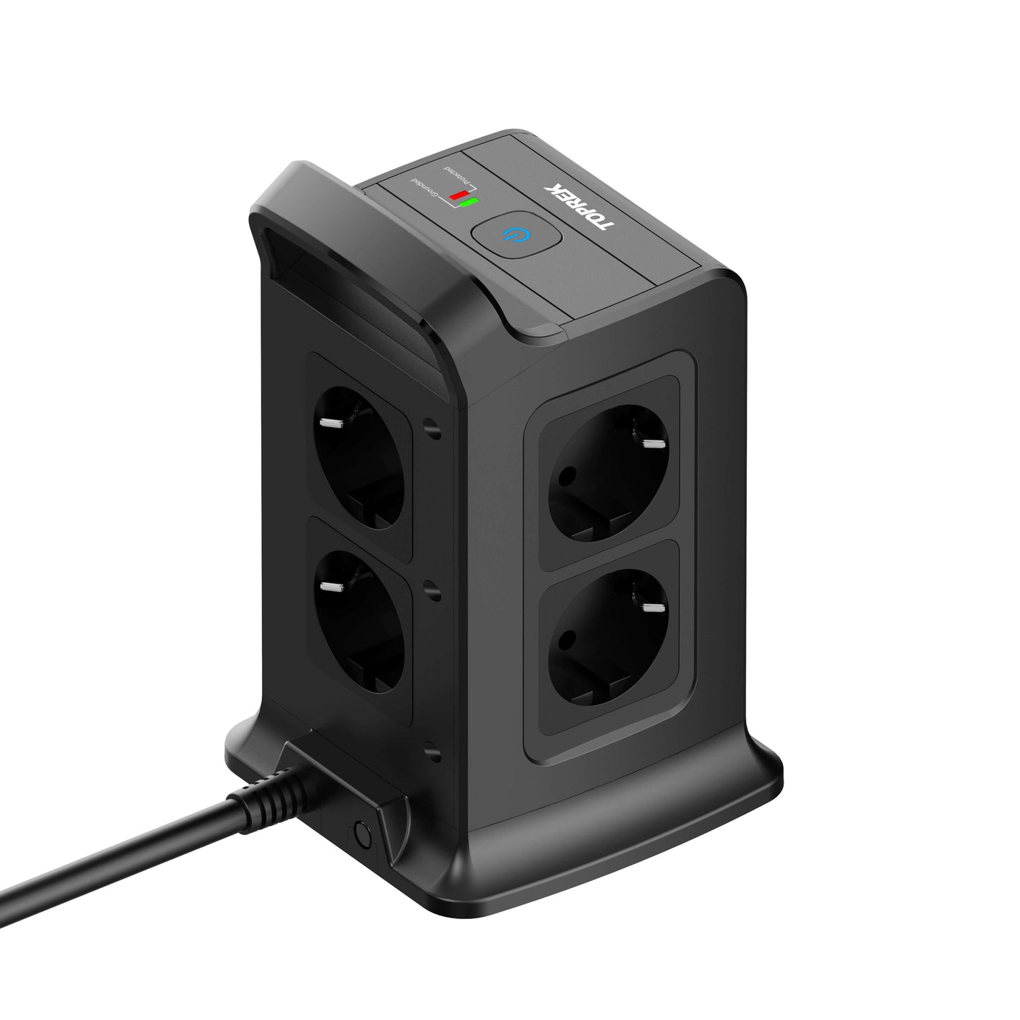 TP-VK3U8E - Vertikale Steckdosenleiste mit USB & USB-C Schnellladung