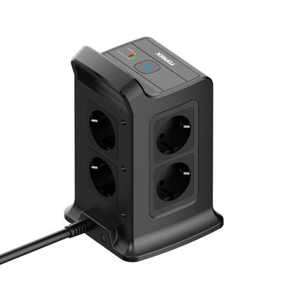 TP-VK3U8E - Vertikale Steckdosenleiste mit USB & USB-C Schnellladung