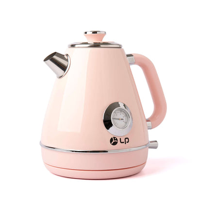 SK-1605W Retro Edelstahl-Wasserkocher 1,7 L – Mit Temperaturanzeige & Schnellkochfunktion