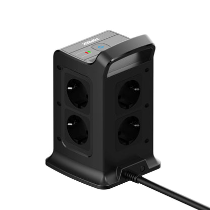 TP-VK3U8E - Vertikale Steckdosenleiste mit USB & USB-C Schnellladung