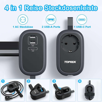 TP-RX3U1E-PD | Kompakter USB-Wandadapter mit EU-Steckdose und Schnellladung
