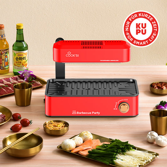 LY-6030 Rauchfreier Infrarotgrill | Kompakt. Faltbar. Effizient.