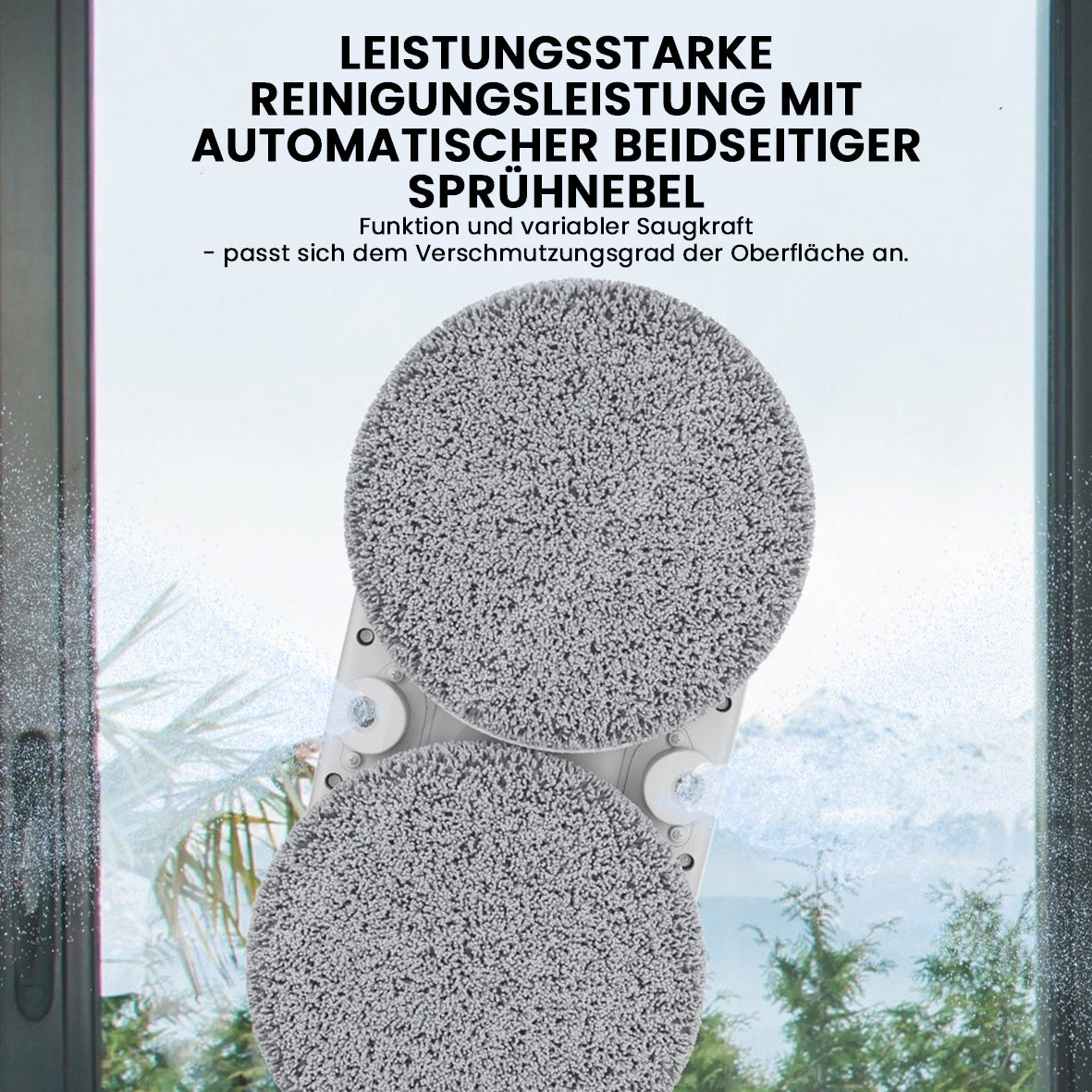 Glasreinigungsroboter WA5 – Intelligente Fensterreinigung mit Ultraschall-Nebel-Technologie