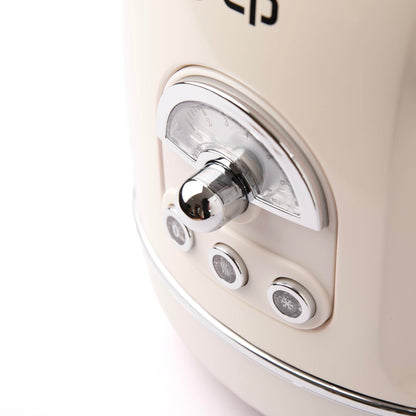 TO-0201 Retro Toaster – Pastell Edition | 2-Scheiben-Toaster im Vintage-Design, extra breite Schlitze, vielseitige Funktionen