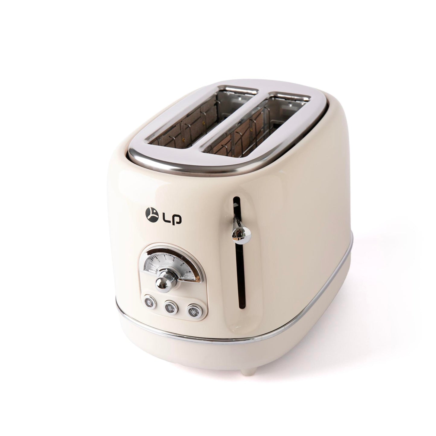 TO-0201 Retro Toaster – Pastell Edition | 2-Scheiben-Toaster im Vintage-Design, extra breite Schlitze, vielseitige Funktionen
