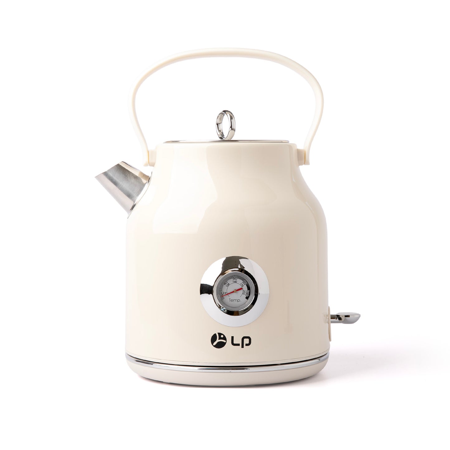 SK-1709W Retro-Wasserkocher – 1,7 L Edelstahl mit Thermometer