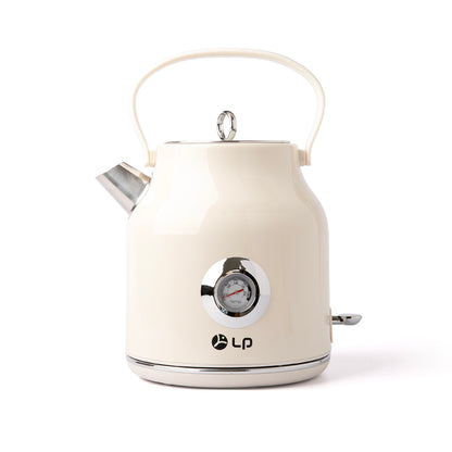 SK-1709W Retro-Wasserkocher – 1,7 L Edelstahl mit Thermometer