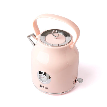 SK-1709W Retro-Wasserkocher – 1,7 L Edelstahl mit Thermometer