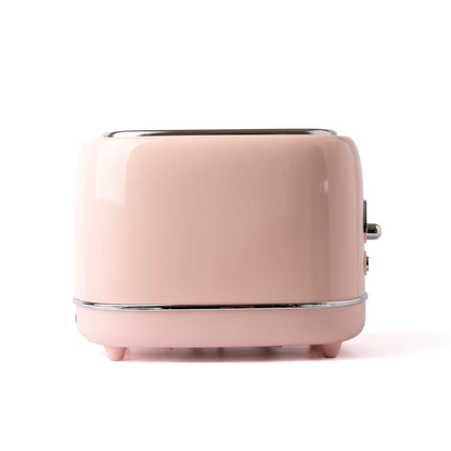 TO-0201 Retro Toaster – Pastell Edition | 2-Scheiben-Toaster im Vintage-Design, extra breite Schlitze, vielseitige Funktionen