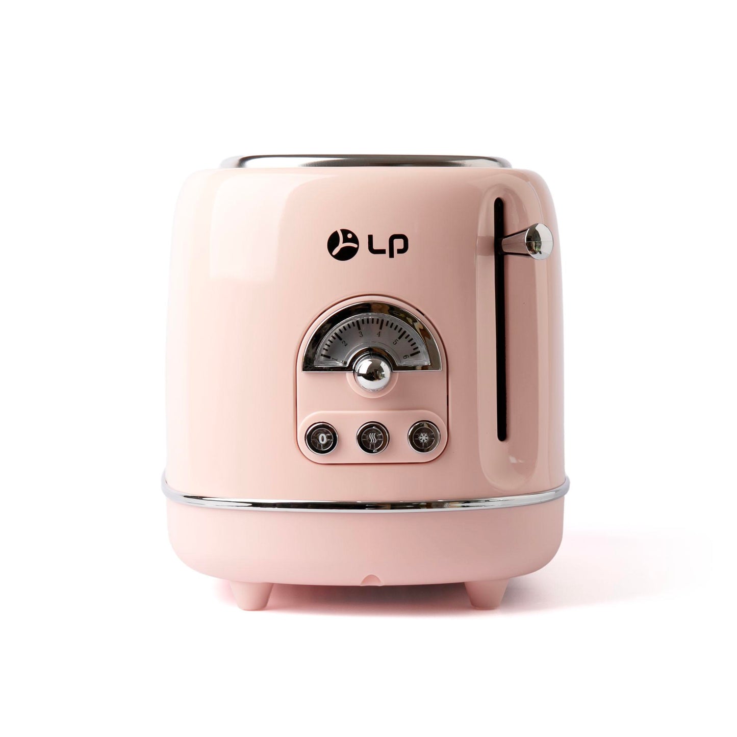 TO-0201 Retro Toaster – Pastell Edition | 2-Scheiben-Toaster im Vintage-Design, extra breite Schlitze, vielseitige Funktionen