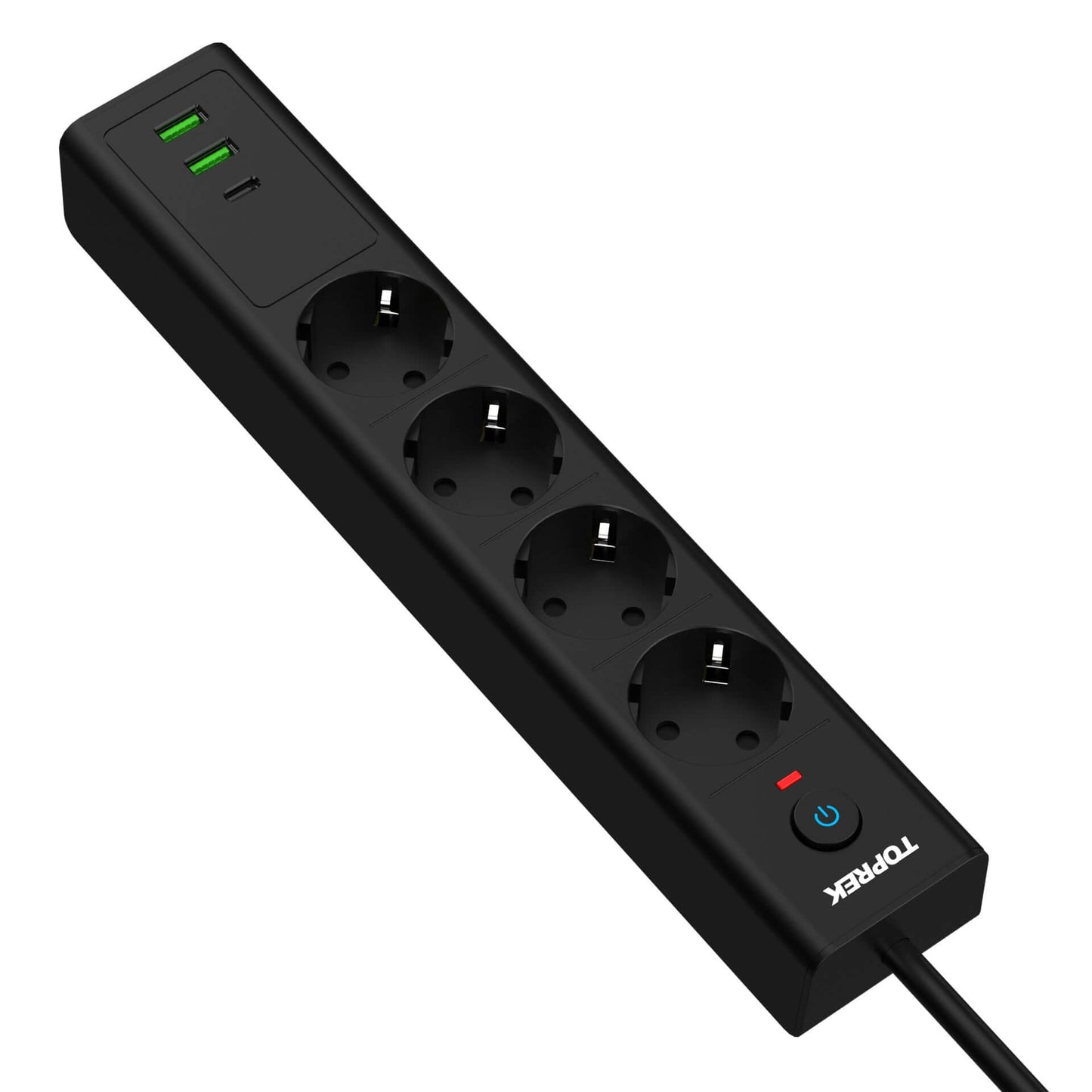 TP-FD3U4E-PD | Schlanke Mehrfachsteckdose mit USB & Schnellladefunktion