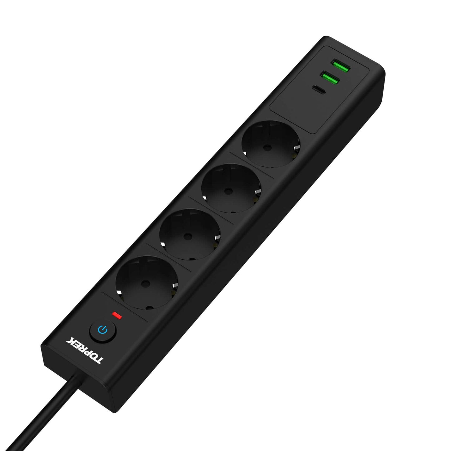 TP-FD3U4E-PD | Schlanke Mehrfachsteckdose mit USB & Schnellladefunktion